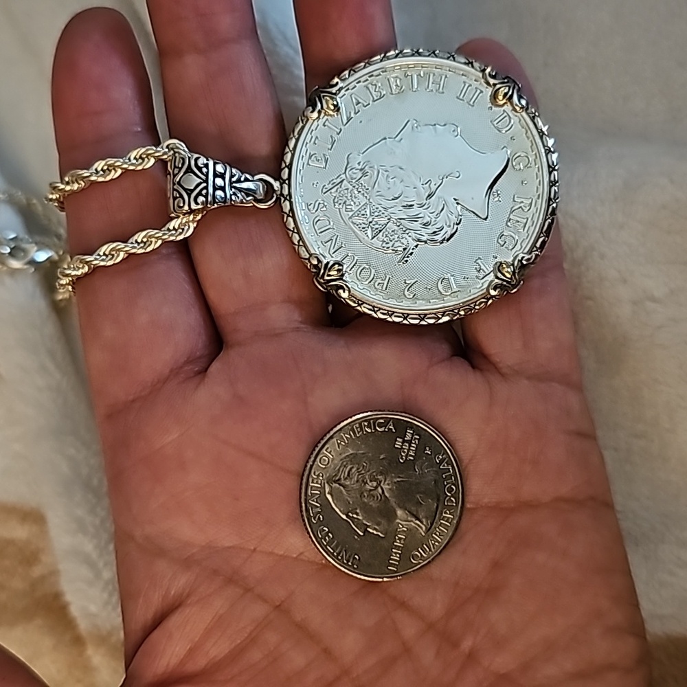 Sterling silver pendant - Picture 4 of 4
